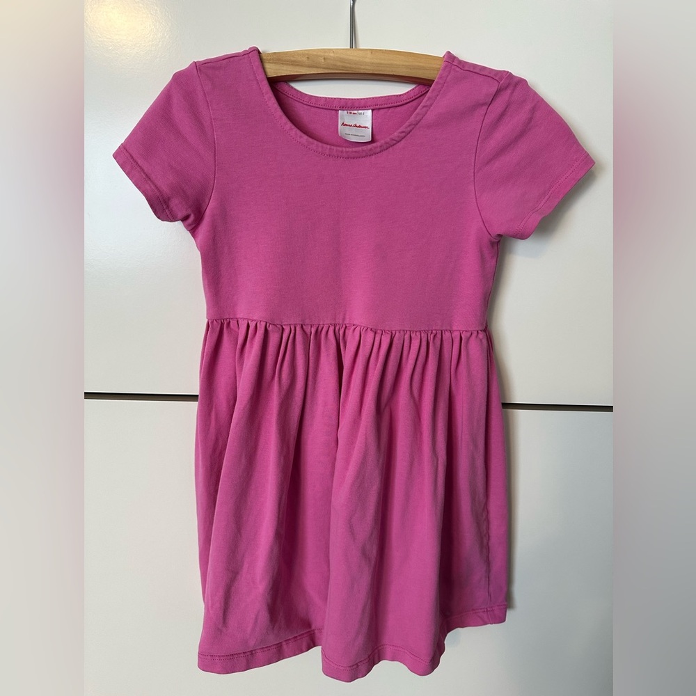 Hanna Andersson Playground Organic Cotton Pink Dress